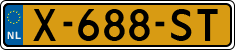 License plate of the Netherlands, Cars