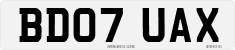 License plate of the United Kingdom, 2001 year system