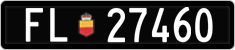 License plate of Liechtenstein, Cars