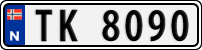 License plate of Norway, Trailers, motorcycles, special vehicles