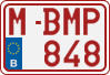 License plate of Belgium, Regular plates (2010)