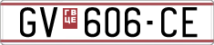 License plate of North Macedonia, Regular plates (1993)