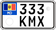 License plate of Moldova, Motorcycles (2015)