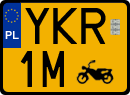 License plates of Poland, Oldtimers