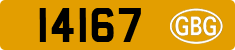License plate of Guernsey, Regular plates