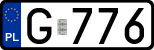 License plates of Poland, Regular car plates