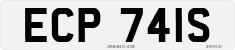License plate of the United Kingdom, 1963 year system