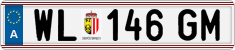 License plate of Austria, Regular plates