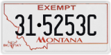 Montana, Exempt 1(2)-1234X