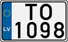 License plate of Latvia, Motorcycles