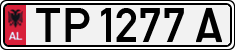 License plate of Albania, Cars (1993)