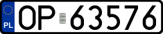 License plates of Poland, Regular car plates