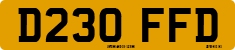 License plate of the United Kingdom, 1983 year system