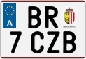 License plate of Austria, Regular plates