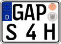 German license plate, Plates for oldtimers (type 