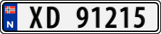 License plate of Norway, Cars