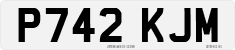 License plate of the United Kingdom, 1983 year system