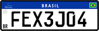License plate of Brazil, Private owners (Mercosul)