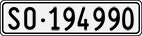 License plate of Switzerland, Cars