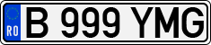 License plate of Romania, Regular plates