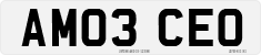 License plate of the United Kingdom, 2001 year system