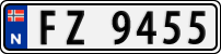 License plate of Norway, Trailers, motorcycles, special vehicles