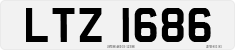 License plate of the United Kingdom, Northern Ireland (1966)