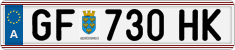 License plate of Austria, Regular plates