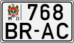 License plate of Moldova, Motorcycles (1992)
