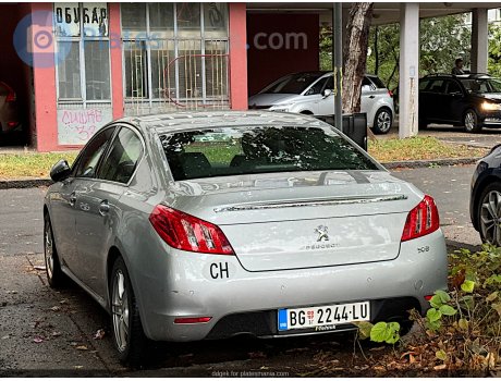 BG 2244-LU, Peugeot 508