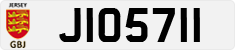 License plate of Jersey, Regular plates (J123456)