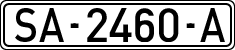 License plates of Spain, 1971 year series
