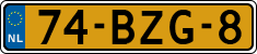 License plate of the Netherlands, Heavy Commercial Vehicles (1994 system)