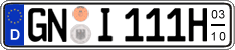 German license plate, Seasonal plates (Oldtimers)