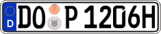 German license plate, Plates for oldtimers (type 