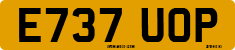 License plate of the United Kingdom, 1983 year system