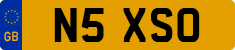 License plate of the United Kingdom, 1983 year system