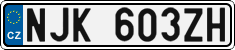 License plate of the Czech Republic, Vanity Plates