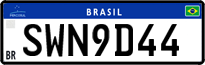 License plate of Brazil, Private owners (Mercosul)