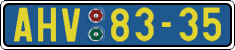 License plate of the Czech Republic, Foreign citizens and enterprises (1960)