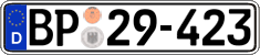 German license plate, Authorities and federal agencies