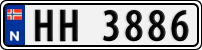 License plate of Norway, Trailers, motorcycles, special vehicles