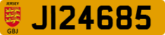 License plate of Jersey, Regular plates (J123456)