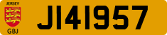 License plate of Jersey, Regular plates (J123456)