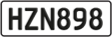 License plate of New Zealand, ABC1(23)