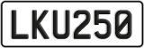 License plate of New Zealand, ABC1(23)