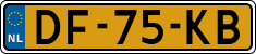 License plate of the Netherlands, Cars