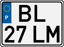License plate of Portugal, Regular plates