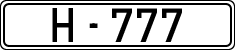 License plates of Spain, 1900 year series