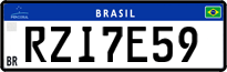 License plate of Brazil, Private owners (Mercosul)